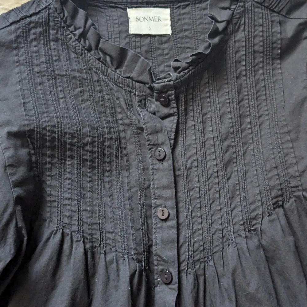 EUC Sonmer Kitty Blouse in Black Lace Poplin - Picture 6 of 16
